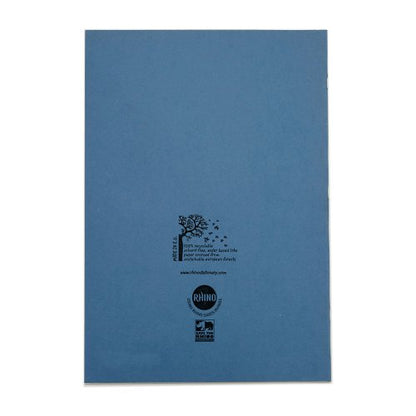 RHINO A4 Exercise Book 64 Page, Light Green, 80 Page, Light Green, 64 Page, Light Blue, F8/B (Pack of 50)