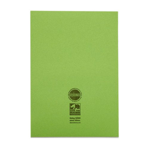 RHINO A4 Exercise Book 80 Page, Light Blue, B (Pack of 10, 64 Page, Light Blue, B (Pack of 10, 64 Page, Light Green, B (Pack of 10, 64 Page, Light Blue, B (Pack of 50, 64 Page, Light Green, B (Pack of 50)