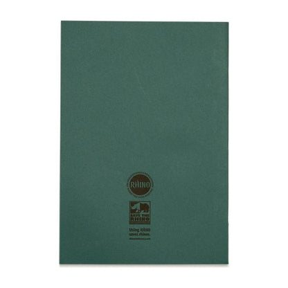 RHINO A4 Exercise Book 80 Page, Dark Green, F8/B (Pack of 50, 80 Page, Dark Green, F8/B (Pack of 10, 48 page, Dark Green, F8/B (Pack of 10, 48 page, Dark Green, F8/B (Pack of 100)