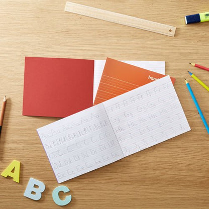 RHINO 6 x 8 Learn to Write Book 32 Page, Red, Wide-Ruled LTW6B:20R (Pack of 100)