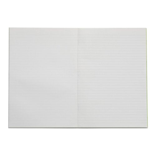 RHINO A4 Exercise Book 64 Page, Light Blue, Green, F8/B (Pack of 10)