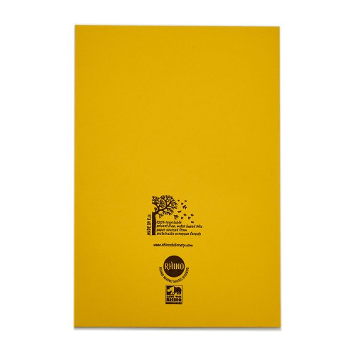 RHINO A4 Exercise Book 64 Page, Yellow, S20 (Pack of 50, Yellow, F15 (Pack of 50, Yellow, S20 (Pack of 10, Orange, S20 (Pack of 10, Purple, S20 (Pack of 10, Red, F15 (Pack of 50, Orange, S20 (Pack of 50, Purple, S20 (Pack of 50, Orange, F15 (Pack of 50, Pink, F15 (Pack of 50)