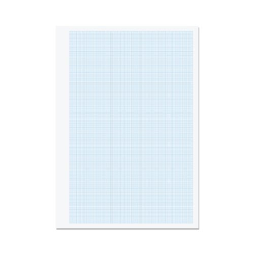 RHINO A4 Graph Paper 500 Leaf, 2:10:20, 1:5:10 Graph Ruling (Pack of 5)