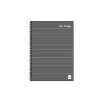 RHINO A4, A5 Hardback Notebook Wirebound 160 Pages 8mm Lined - Pack of 3