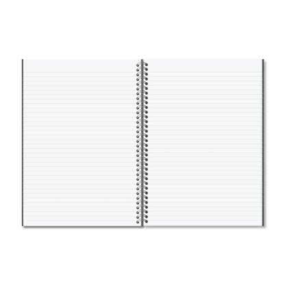 RHINO A4, A5 Hardback Notebook Wirebound 160 Pages 8mm Lined - Pack of 3