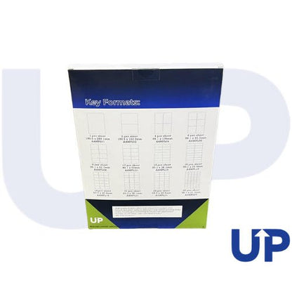 UP A4 Multipurpose Labels 14 Per Sheet 99.1 x 38.1mm (White) Pk of 100