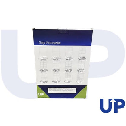 UP A4 Multipurpose Labels 21 Per Sheet 63.5 x 38mm (White) Pk of 100