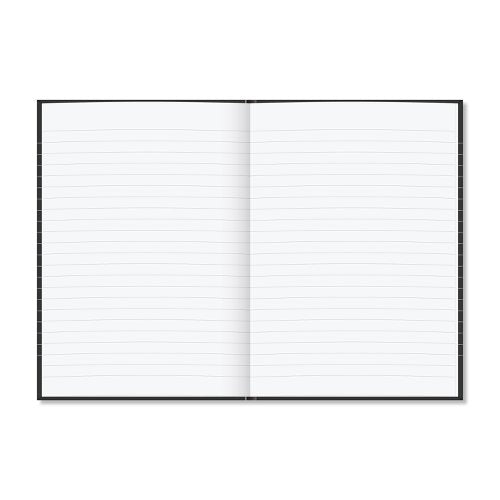 RHINO A5, A4 Hardback Notebook Casebound 192 Pages 8mm Lined (Single)