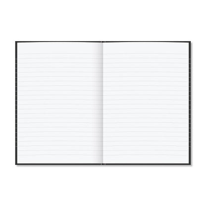 RHINO A5, A4 Hardback Notebook Casebound 192 Pages 8mm Lined (Single)