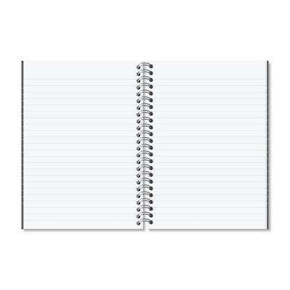 RHINO A4, A5 Hardback Notebook Wirebound 160 Pages 8mm Lined - Pack of 3