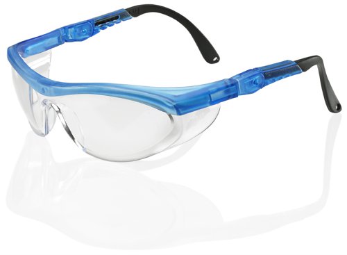 Beeswift Utah Safety Spectacles Clear / Blue, Grey