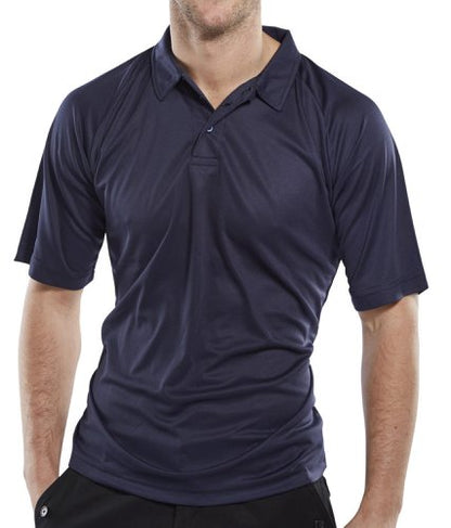 Beeswift B-Cool Polo Shirt Navy Blue 3XL, M, XL, 2XL, 4XL
