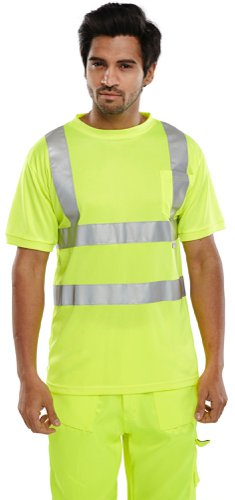 Beeswift Crew Neck T-Shirt Saturn Yellow M, XL, 2XL, 3XL