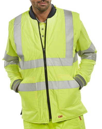Beeswift Reversible Bodywarmer Saturn Yellow / Navy L