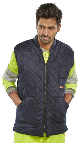Beeswift Reversible Bodywarmer Saturn Yellow / Navy 4XL, 6XL, M, XL, 2XL, 3XL