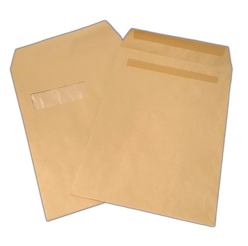 Envelope C4 Manilla 90gsm Window 324x229mm (pack of 250)