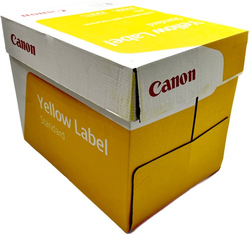 Canon Yellow Label Standard PEFC A4 White Paper Pack of 5 Reams of 500 80GSM