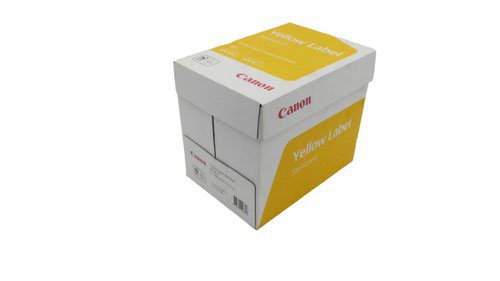 Canon Yellow Label Standard PEFC A4 White Paper Pack of 5 Reams of 500 80GSM