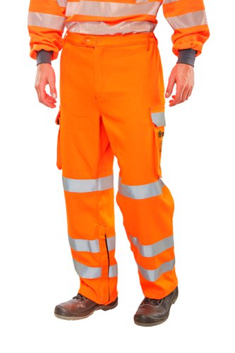 Beeswift Orange Arc Compliant Ris Trouser Orange 30T, 32T, 40, 40T, 42T, 44T, 46, 46T, 48, 48T
