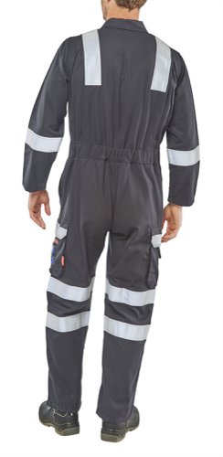 Beeswift Arc Flash Coverall Navy Blue 38, 40, 42, 44, 46, 48, 50, 52, 54