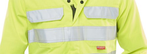 Beeswift Arc Flash Coverall Saturn Yellow / Navy 38, 40, 42, 44, 46, 48, 50, 52, 54