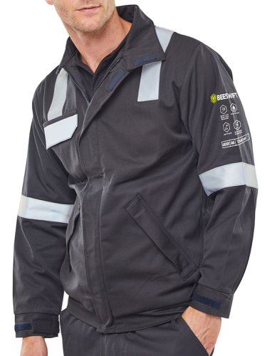 Beeswift Arc Woven Jacket Navy Blue M, 3XL, XL, 2XL