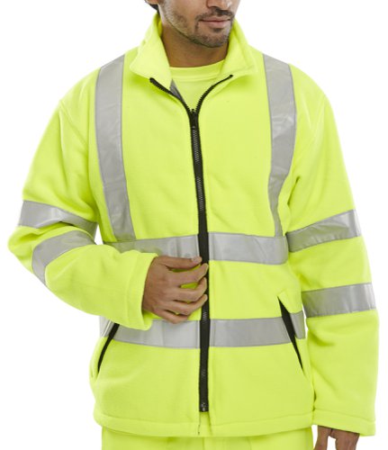 Beeswift Carnoustie Fleece Jacket Saturn Yellow M, XL, 2XL, 3XL, 4XL