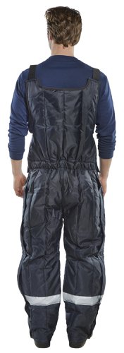 Beeswift Coldstar Freezer Bib Trousers Navy Blue 2XL, 3XL, M, XL