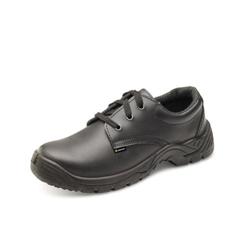 Beeswift Smooth Leather Tie Shoe Black 10, 11, 12