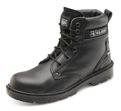 Beeswift Smooth Leather 6 inch Boot Black 06, 07, 08, 09, 10, 11, 12, 13