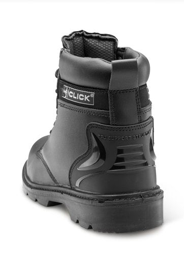 Beeswift Smooth Leather 6 inch Boot Black 06, 07, 08, 09, 10, 11, 12, 13