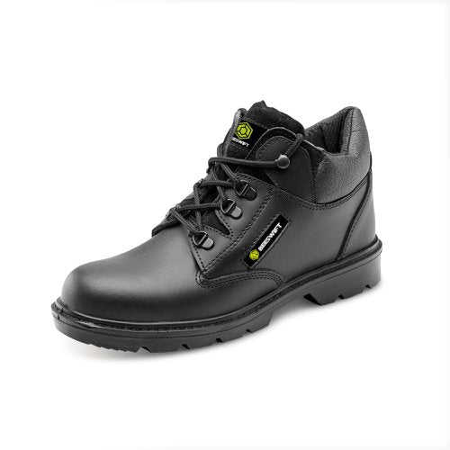 Beeswift Leather Mid Cut Midsole Boot Black 08, 09, 11