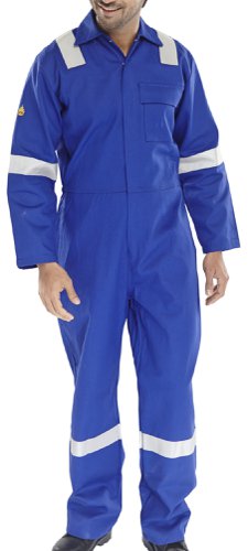 Beeswift Fire Retardant Nordic Design Boilersuit Royal Blue 36, 38, 50, 52