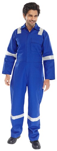 Beeswift Fire Retardant Nordic Design Boilersuit Royal Blue 36, 38, 50, 52