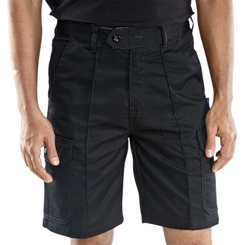 Beeswift Cargo Pocket Shorts Black 46, 30, 32, 34, 36, 38, 40, 42, 44, 48, 50