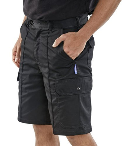Beeswift Cargo Pocket Shorts Black 46, 30, 32, 34, 36, 38, 40, 42, 44, 48, 50