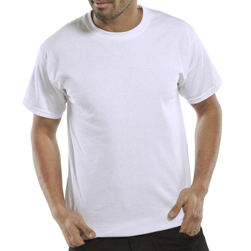 Beeswift Heavy Weight Tee Shirt Black, White L