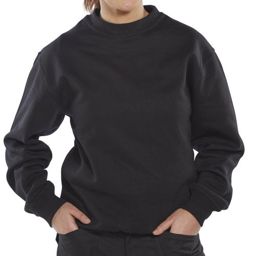 Beeswift Polycotton Sweatshirt Black S