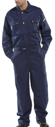 Beeswift Premium Boilersuit Navy Blue 40, 42, 44, 48, 36, 38, 50