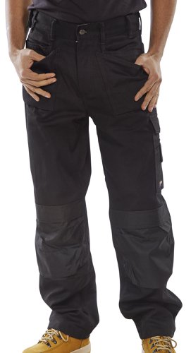 Beeswift Premium Multi Purpose Trousers Black 36T, 42T, 30, 30T, 32, 32T, 34, 34T, 36, 38, 38T, 40, 40T, 42, 44, 44T, 46, 46T
