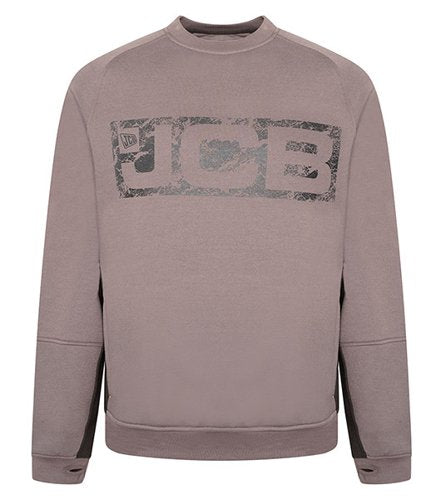 JCB Trade Crew Sweatshirt Black, Grey S
