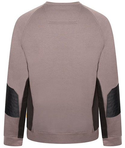 JCB Trade Crew Sweatshirt Black, Grey S