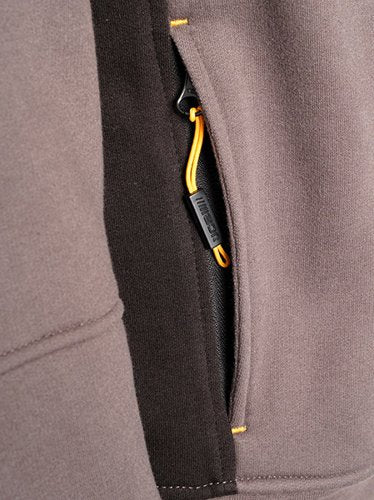 JCB Trade Crew Sweatshirt Black, Grey S