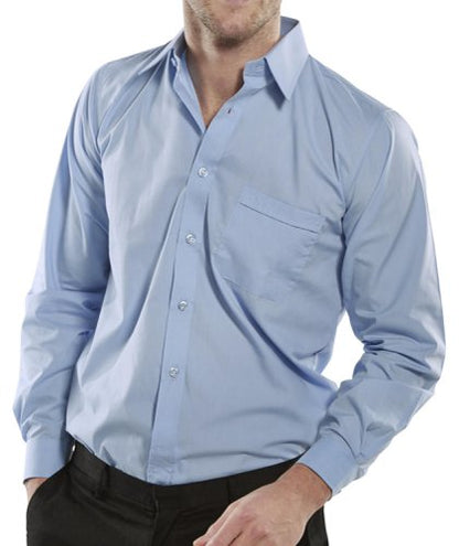 Beeswift Classic Shirt Long Shirt Sky Blue 15, 15.5, 16, 16.5, 17, 17.5, 18, 18.5, 19