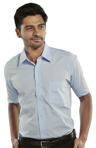 Beeswift Classic Shirt Short Sleeve Sky Blue 14.5, 14, 15.5, 16, 16.5, 17, 17.5, 18, 18.5, 19