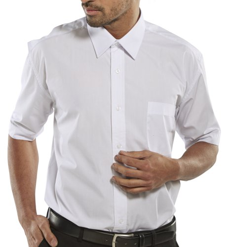Beeswift Classic Shirt Short Sleeve White 15, 15.5, 16, 16.5, 17, 17.5, 18, 18.5, 19