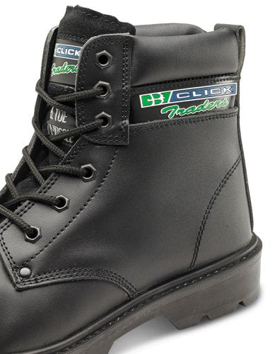 Beeswift Traders S3 6 inch Boot Black 06, 07, 08, 09, 10, 11, 12, 13
