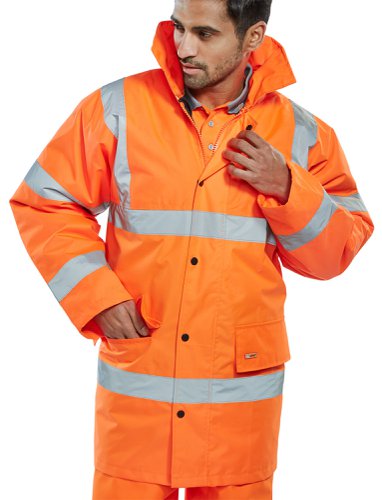 Beeswift High Visibility Constructor Jackets Orange L