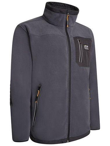 JCB Trade Fleece Full Zip Steel Blue M