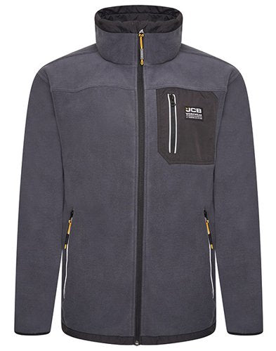 JCB Trade Fleece Full Zip Steel Blue M